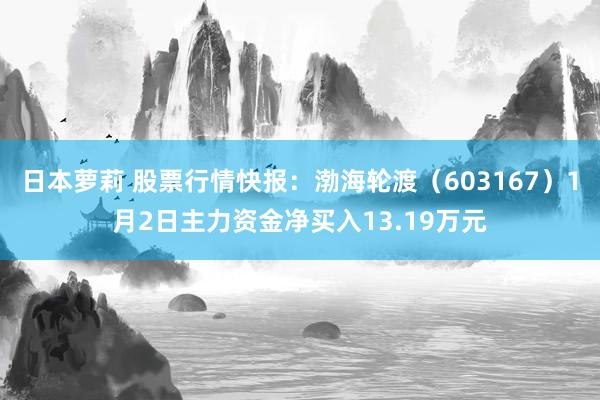 日本萝莉 股票行情快报：渤海轮渡（603167）1月2日主力资金净买入13.19万元