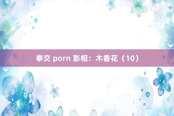 拳交 porn 影相：木香花（10）
